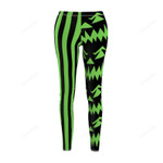 Halloween Black and Green All Over Print 3D Legging