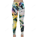Colorful Crystals Party Music All Over Print 3D Legging