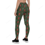 Gothic Christmas Coffin All Over Print 3D Legging