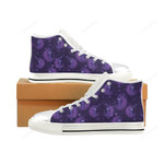 Luna Pattern White Classic High Top Canvas Shoes