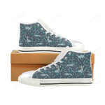 Saluki White Classic High Top Canvas Shoes