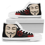 V For Vendetta High Top Shoes