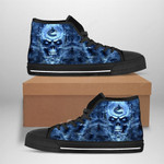 Vancouver Canucks Nhl Hockey Skull High Top Shoes