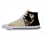 Attack on Titan Levi High Top Shoes