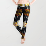 Night Fire Ceremonial Tribal Native American All Over Print 3D Legging
