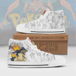 Typhlosion Pokemon Anime High Tops Shoes