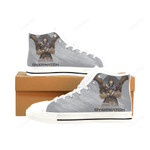 Overwatch White Classic High Top Canvas ShoesSize