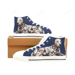 Dalmatian Lover White Classic High Top Canvas Shoes