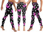 Minnie Athletic All Over Print 3D Legging