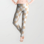 Small Checkered All Over Print 3D Legging