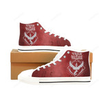 Team Valor White Classic High Top Canvas Shoes