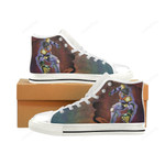 Star Platinum White Classic High Top Canvas Shoes