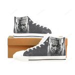 Witcher White Classic High Top Canvas Shoes