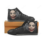 Jeff the Killer Black Classic High Top Canvas Shoes