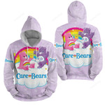 Care Bears Rainbow Background 3d Full Over Print Hoodie Zip Hoodie Sweater Tshirt