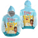 Esme & Roy Happy Smile Together 3d Full Over Print Hoodie Zip Hoodie Sweater Tshirt