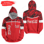 Personalized Coca-Cola Pattern 3d Full Over Print Hoodie Zip Hoodie Sweater Tshirt