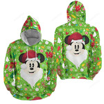 Mickey Mouse Christmas 3d Full Over Print Hoodie Zip Hoodie Sweater Tshirt