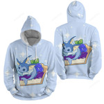 Pokémon - Vaporeon And The Blue Berry Cake 3d Full Over Print Hoodie Zip Hoodie Sweater Tshirt