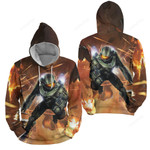 Halo Light Art 3d Full Over Print Hoodie Zip Hoodie Sweater Tshirt