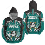 Nhl Anaheim Mighty Ducks Lighting 3d Full Over Print Hoodie Zip Hoodie Sweater Tshirt