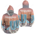 Singapore City 3d Full Over Print Hoodie Zip Hoodie Sweater Tshirt