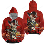 Red Dead Skullcap 3d Full Over Print Hoodie Zip Hoodie Sweater Tshirt