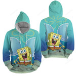 Spongebob Squarepants Art Picture 3d Full Over Print Hoodie Zip Hoodie Sweater Tshirt