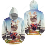 Rayman Raving Rabbids - The Rabbid In The Competition 3d Full Over Print Hoodie Zip Hoodie Sweater Tshirt
