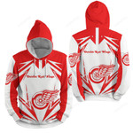 Nhl Detroit Red Wings Lighting 3d Full Over Print Hoodie Zip Hoodie Sweater Tshirt