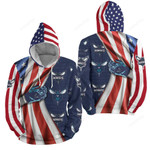 Nba Charlotte Hornets American Flag 3d Full Over Print Hoodie Zip Hoodie Sweater Tshirt
