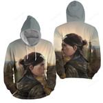 The Last Of Us Black Background 3d Full Over Print Hoodie Zip Hoodie Sweater Tshirt