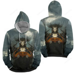 Diablo Visual Arts 3d Full Over Print Hoodie Zip Hoodie Sweater Tshirt
