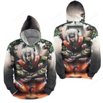 Naruto Jiraiya 3d Full Over Print Hoodie Zip Hoodie Sweater Tshirt