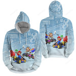 Mario Kart With Balloons 3d Full Over Print Hoodie Zip Hoodie Sweater Tshirt
