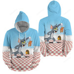 Tom And Jerry Threatening 3d Full Over Print Hoodie Zip Hoodie Sweater Tshirt