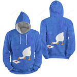 Untitled Goose Game - The Goose Checking Mail 3d Full Over Print Hoodie Zip Hoodie Sweater Tshirt