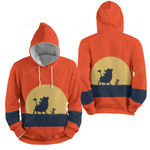 Timon And Pumbaa Movie Art 3d Full Over Print Hoodie Zip Hoodie Sweater Tshirt