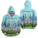 Oklahoma City 3d Full Over Print Hoodie Zip Hoodie Sweater Tshirt