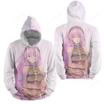 Megurine Luka With Pink Hair 3d Full Over Print Hoodie Zip Hoodie Sweater Tshirt