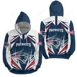 Nfl New England Patriots Lighting 3d Full Over Print Hoodie Zip Hoodie Sweater Tshirt