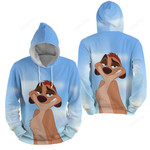 Timon And Pumbaa Scared Face 3d Full Over Print Hoodie Zip Hoodie Sweater Tshirt