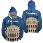 Vienna 3d Full Over Print Hoodie Zip Hoodie Sweater Tshirt