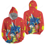 Pokémon - Gyarados Watercolor 3d Full Over Print Hoodie Zip Hoodie Sweater Tshirt