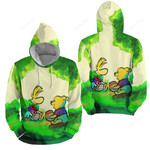 Rayman - Ray And Pooh 3d Full Over Print Hoodie Zip Hoodie Sweater Tshirt
