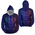 Destiny Rgb Logo 3d Full Over Print Hoodie Zip Hoodie Sweater Tshirt