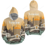 Italy Venice 3d Full Over Print Hoodie Zip Hoodie Sweater Tshirt