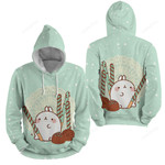 Molang With The Cakes 3d Full Over Print Hoodie Zip Hoodie Sweater Tshirt