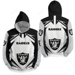 Nfl Las Vegas Raiders Lighting 3d Full Over Print Hoodie Zip Hoodie Sweater Tshirt