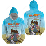 Tom And Jerry Movie Poster 3d Full Over Print Hoodie Zip Hoodie Sweater Tshirt